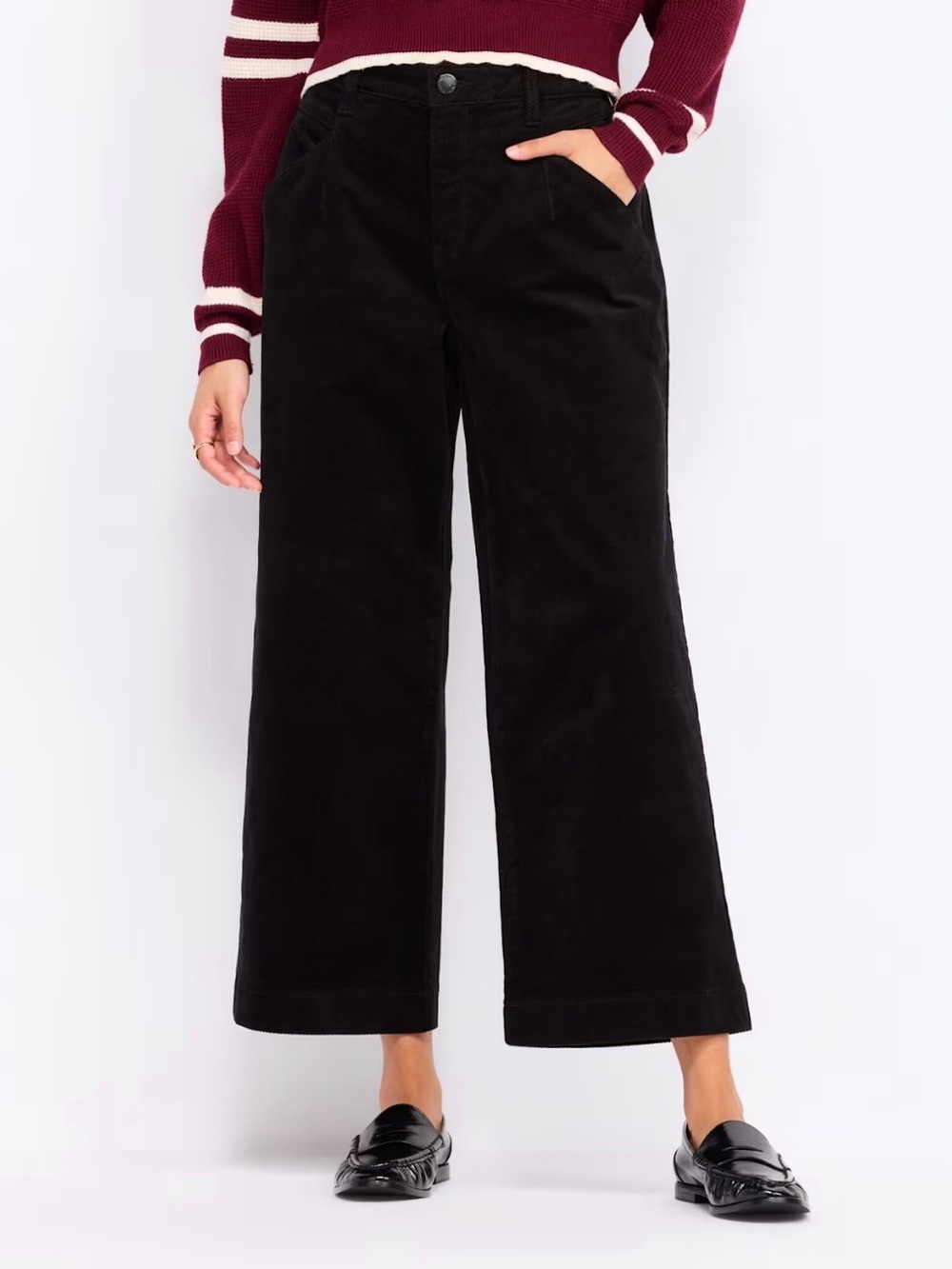NWT Wit & Wisdom Wyatt Skyrise Wide Leg Black Jeans